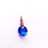 Beautiful Oval Blue Topaz Wire-Wrapped Pendant