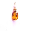 20+ Carat Oval Citrine Wire-Wrapped Gemstone Pendant