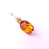 20+ Carat Oval Golden Citrine Wire-Wrapped Gemstone Pendant