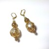 Ornate With Elegance - 13mm Pearl Drop Earrings