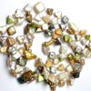 Freshwater Pearl Necklace, Paster Colors and Mixed Shapes