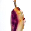 Natural Agate Pendant featuring Hues of Purple and Brown